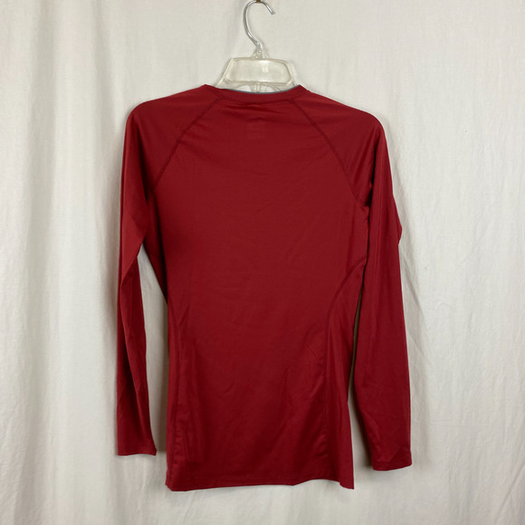 Nike University of Oklahoma V-neck Long Sleeve Shirt Size Medium - Picture 4 of 4